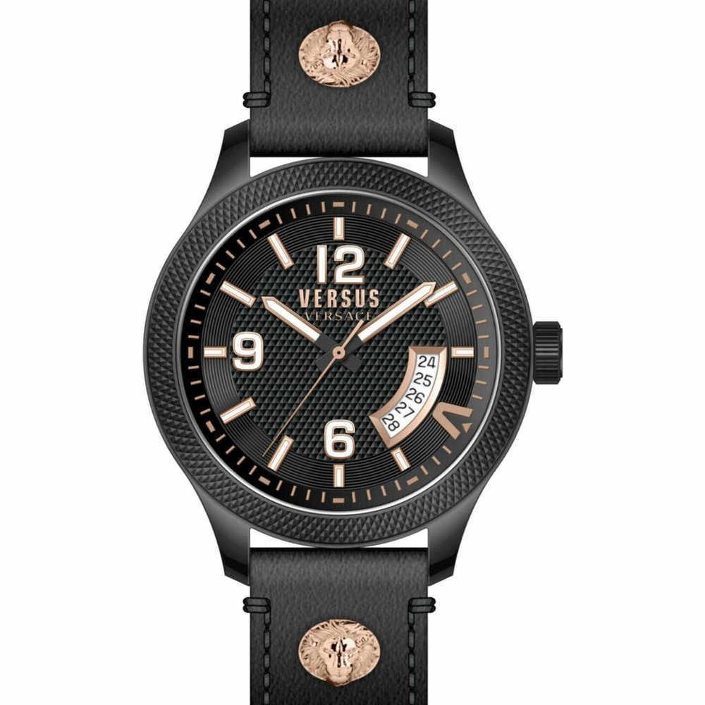 Versace Versus Black 44mm Watch